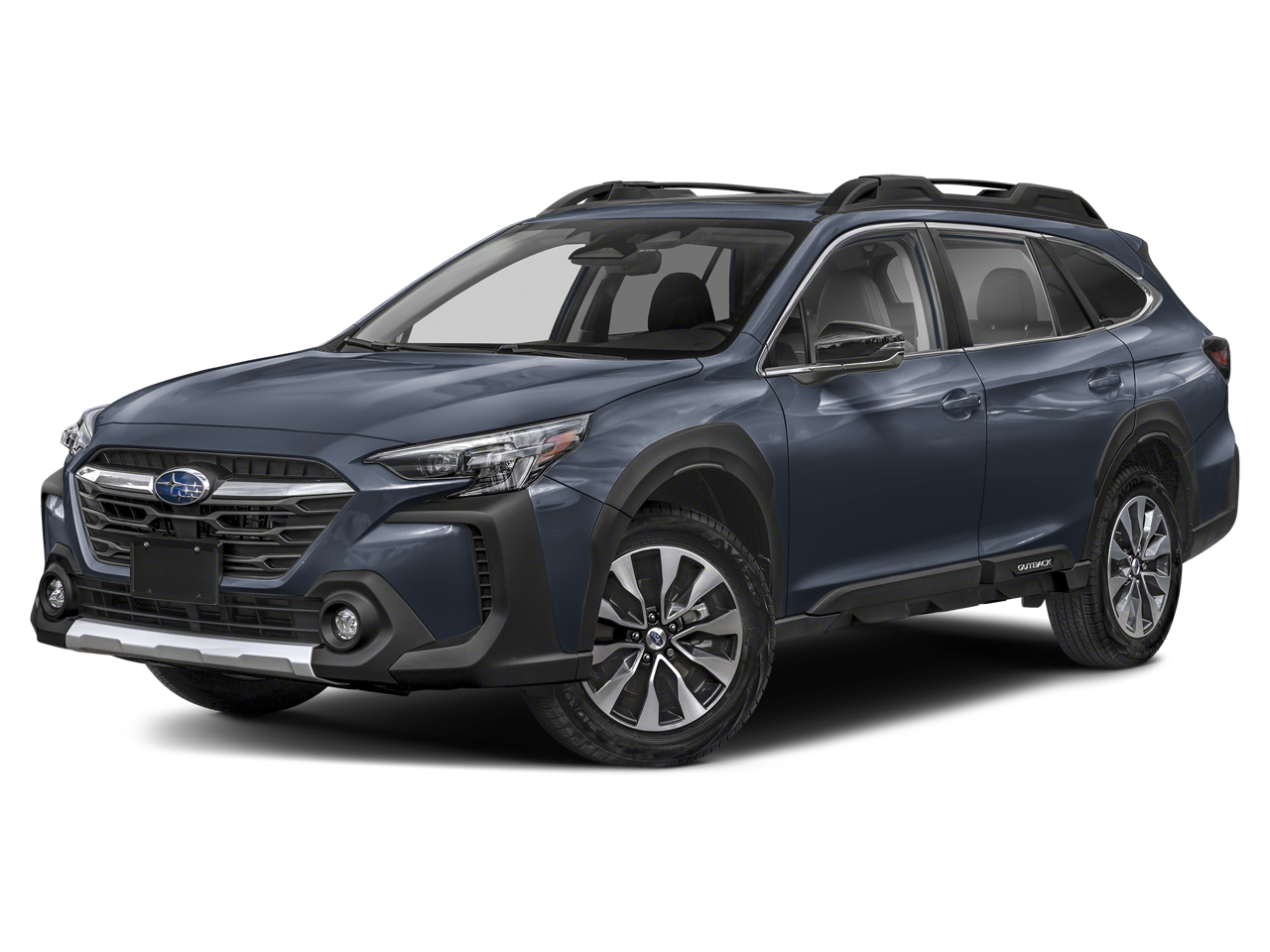 2024 Subaru Outback Limited in Cosmic Blue Pearl — front three-quarter view