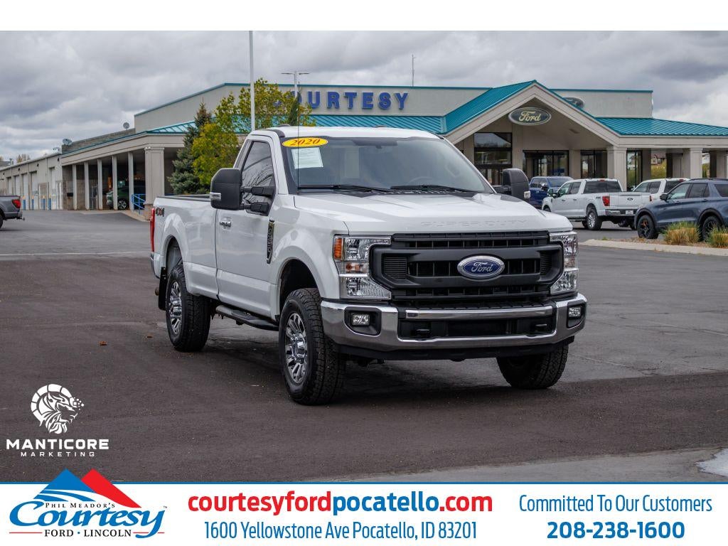 2020 Ford F-350 XL in White — front three-quarter view