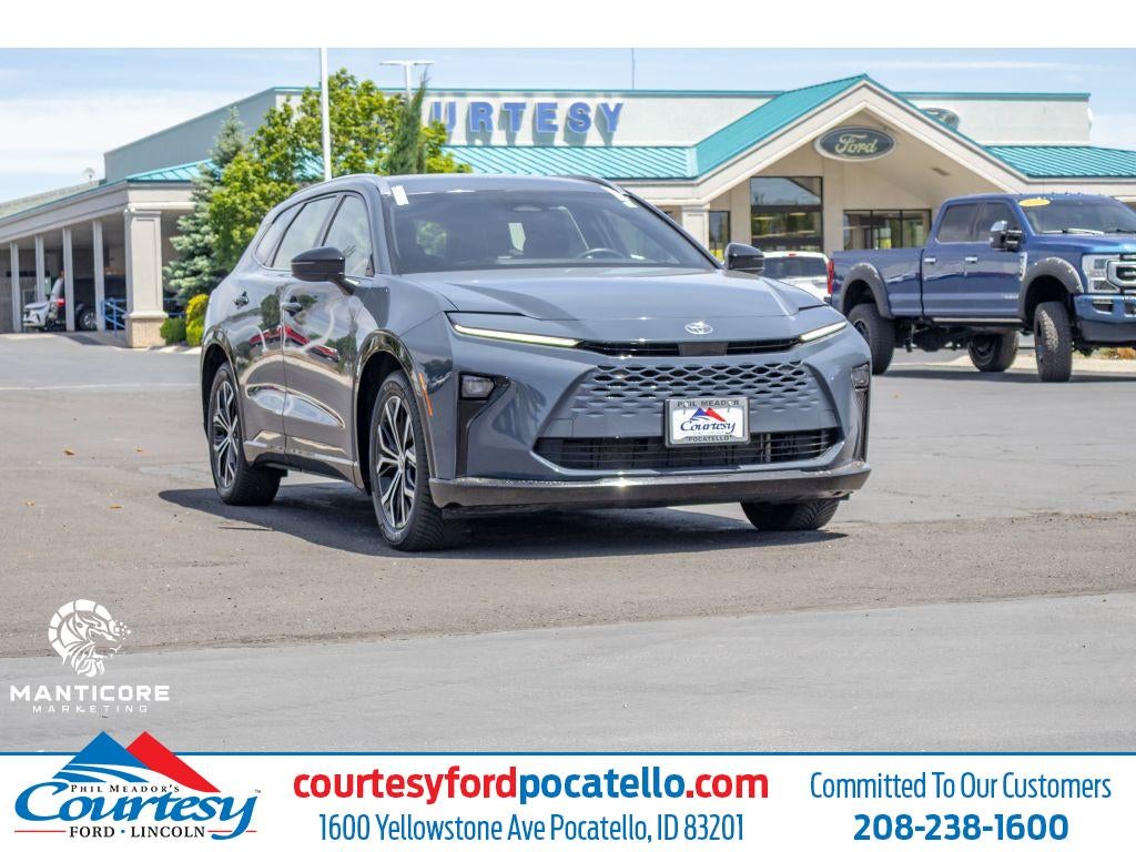 2025 Toyota Crown Signia Signia in Blue — front three-quarter view