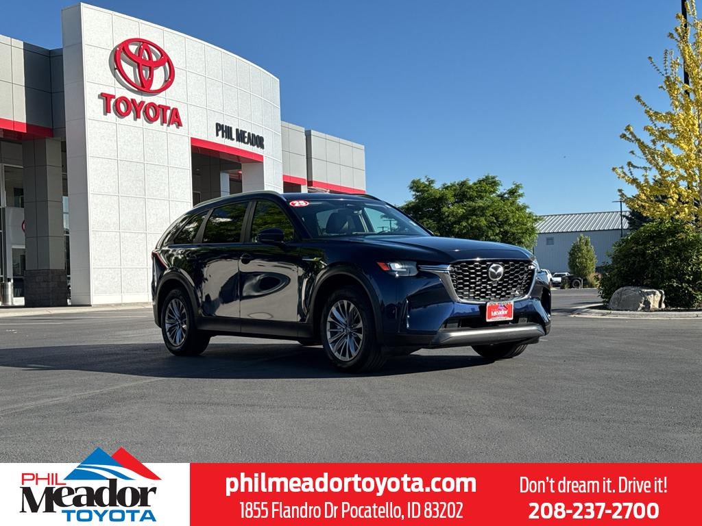 2025 Mazda Mazda CX-90 Select Package in Deep Crystal Blue Mica — front three-quarter view